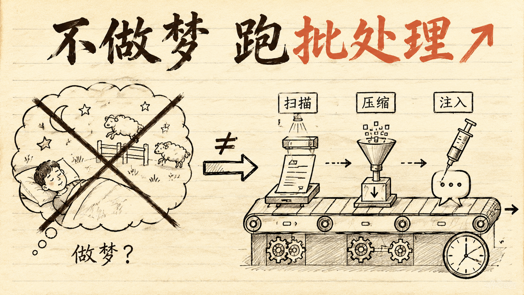 不做梦跑批处理——Dreaming 底层拆解