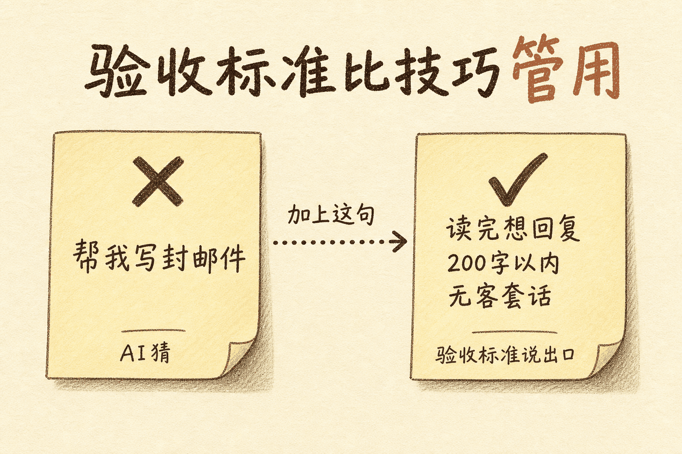 验收标准先说出口