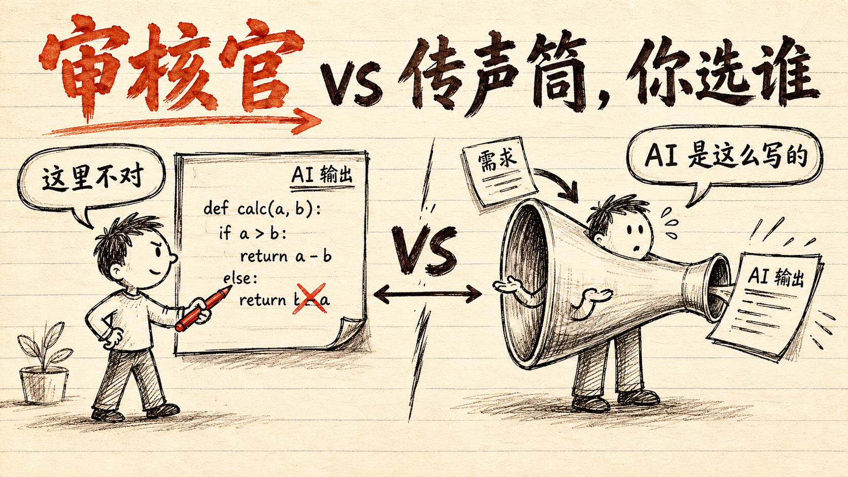 审核官 vs 传声筒,你选谁