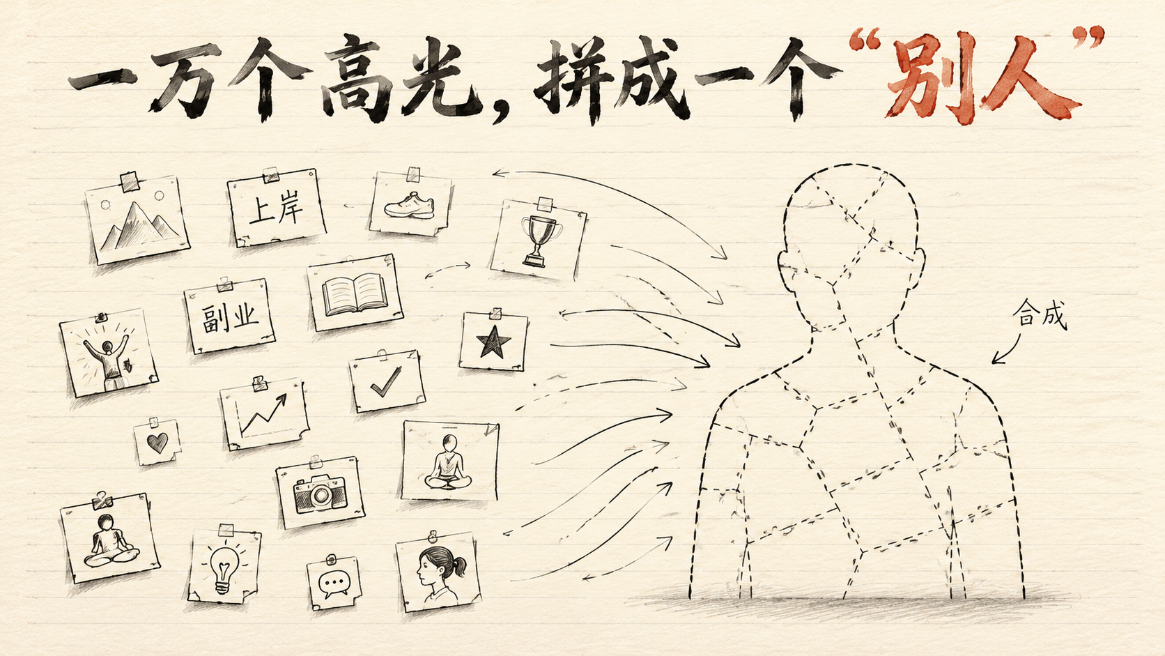 一万个高光，拼成一个"别人"