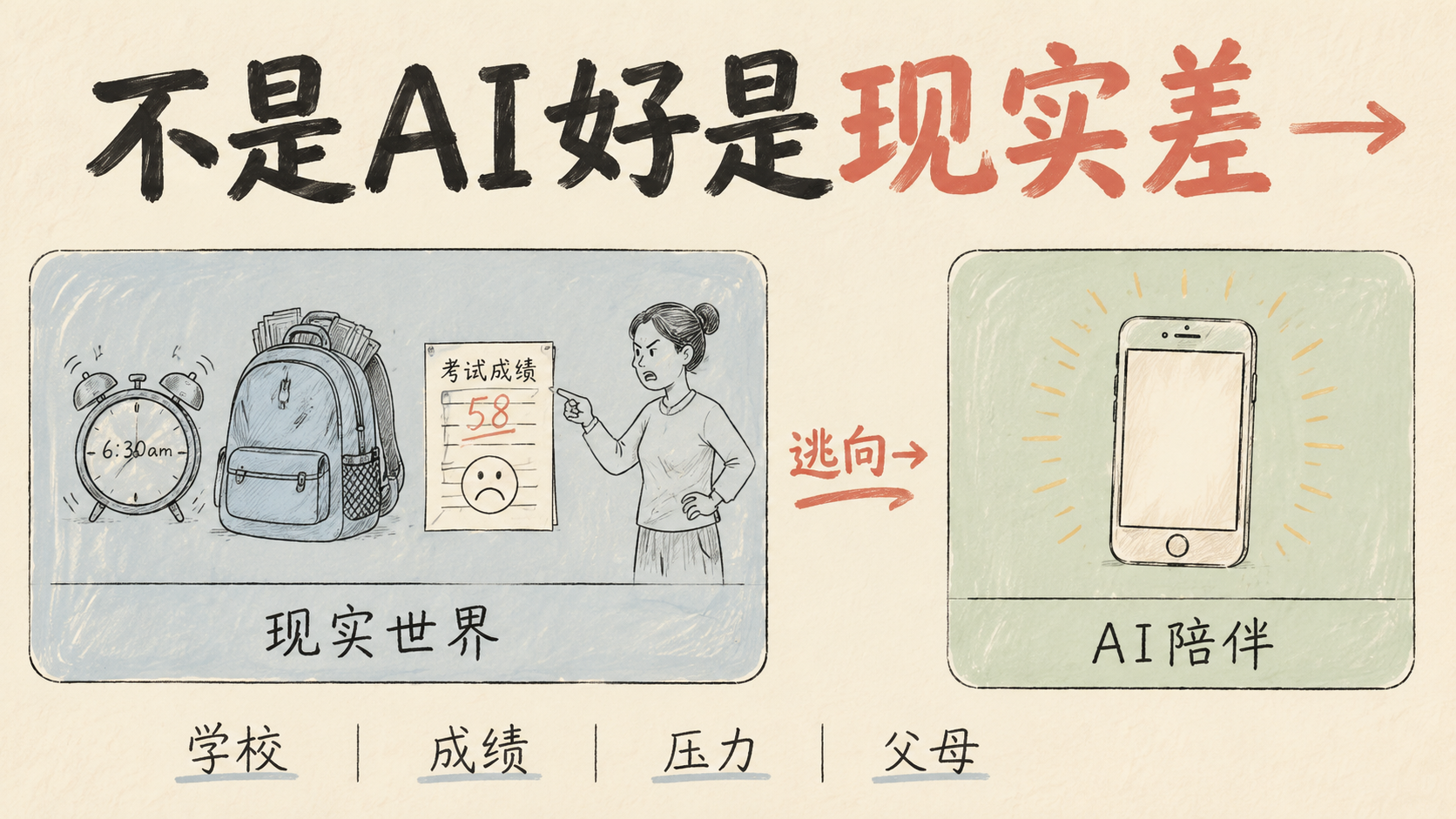 不是AI好，是现实差