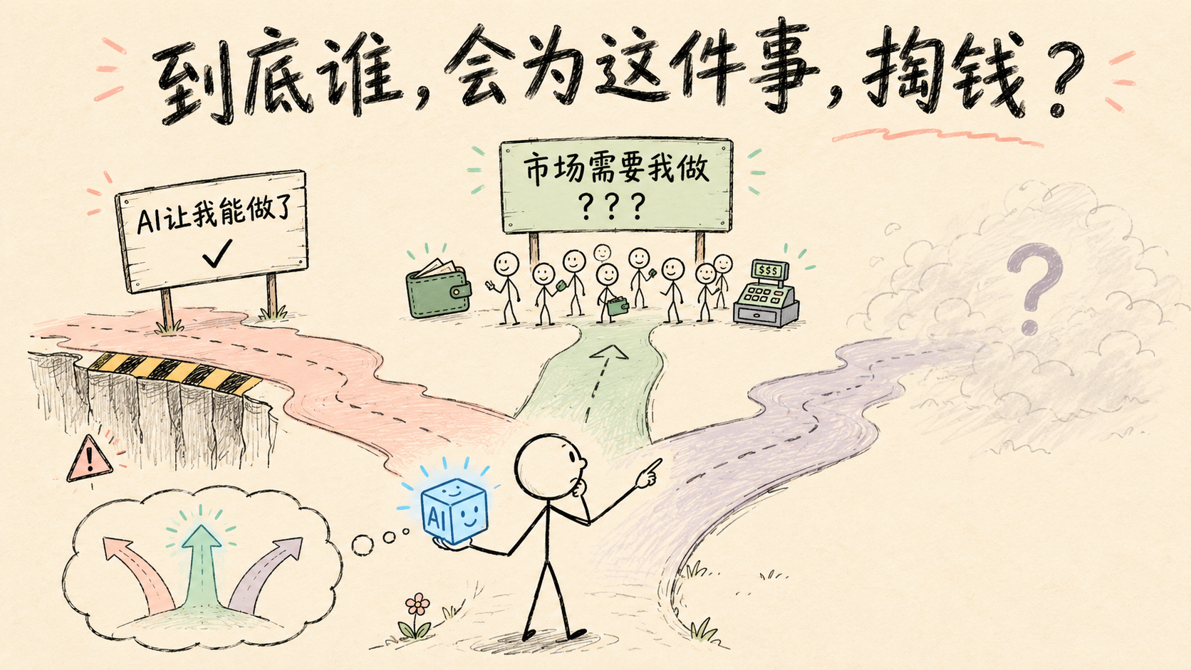 那个 AI 答不了的问题：到底谁，会为这件事，掏钱？
