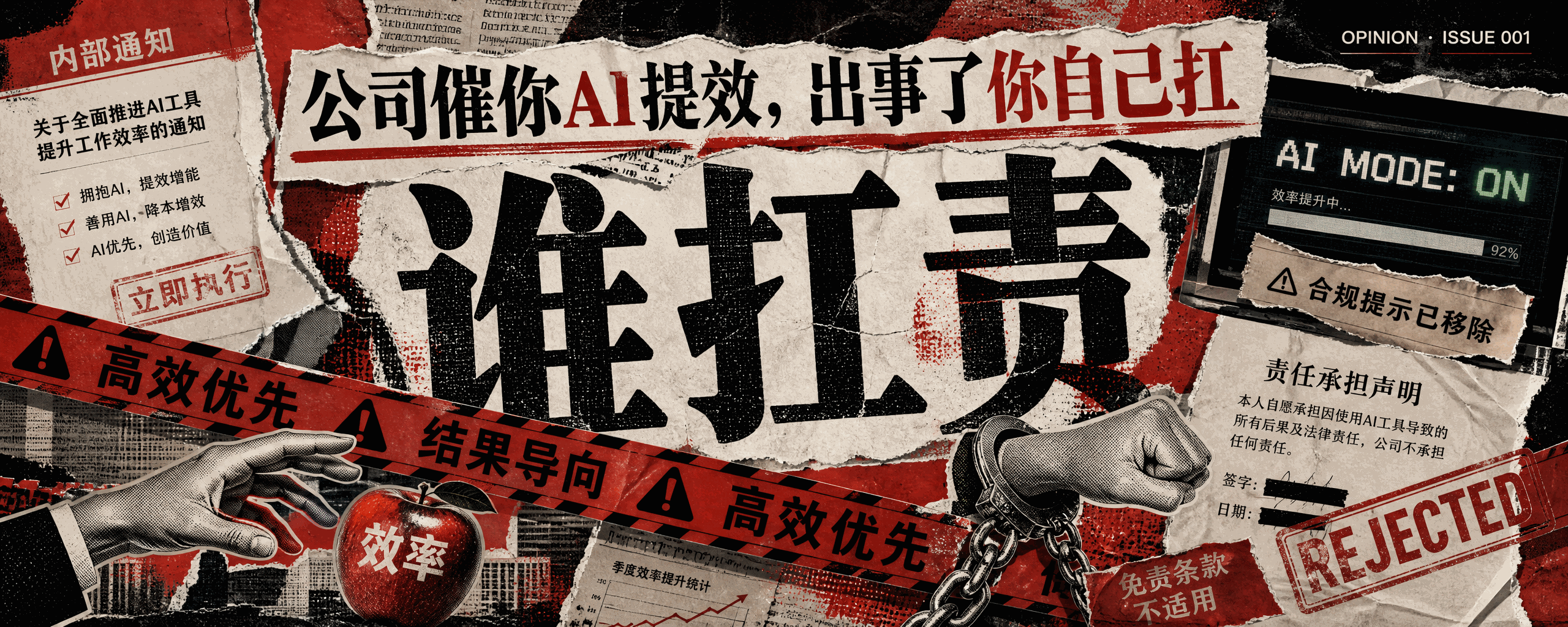 封面:效率归你,责任归谁